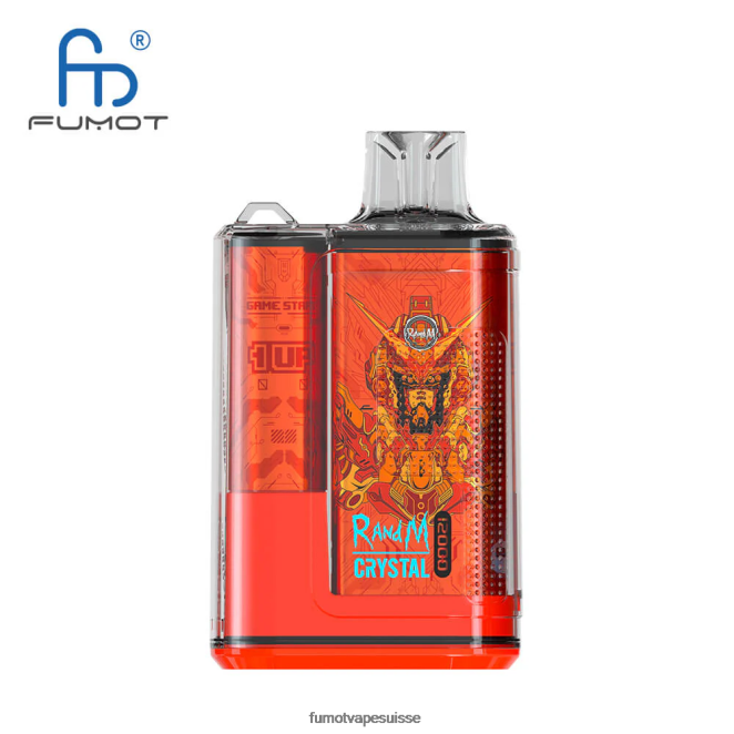 Fumot Crystal Boîte de vape jetable 12000 - 20ml (1 pièce) 24LD252 raisin d\'aloès - Fumot Vape
