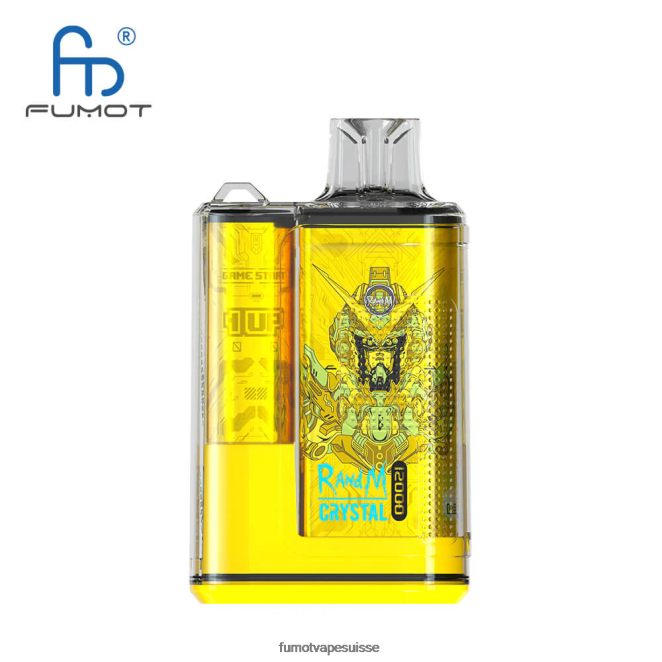 Fumot Crystal Boîte de vape jetable 12000 - 20ml (1 pièce) 24LD252 raisin d\'aloès - Fumot Vape