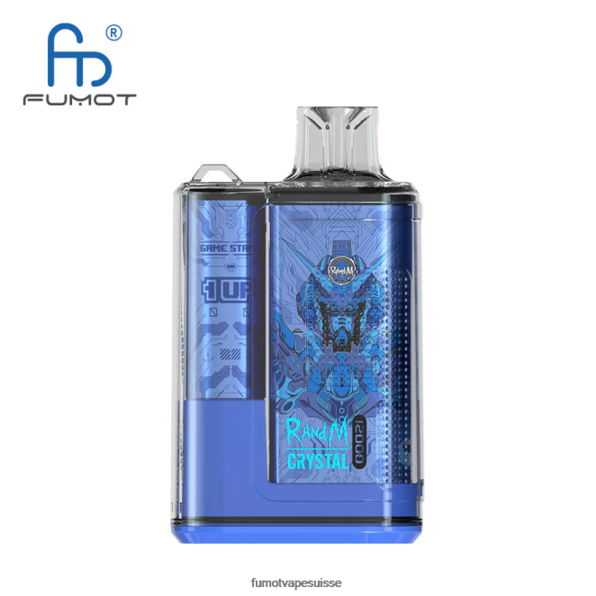 Fumot Crystal Boîte de vape jetable 12000 - 20ml (1 pièce) 24LD252 raisin d\'aloès - Fumot Vape