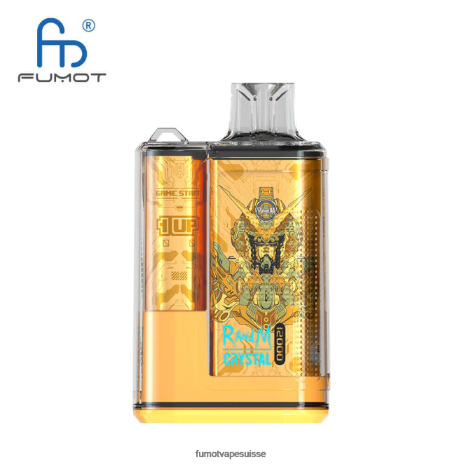 Fumot Crystal Boîte de vape jetable 12000 - 20ml (1 pièce) 24LD252 raisin d\'aloès - Fumot Vape