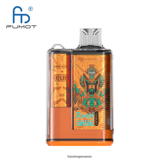 Fumot Crystal Boîte de vape jetable 12000 - 20ml (1 pièce) 24LD252 raisin d\'aloès - Fumot Vape
