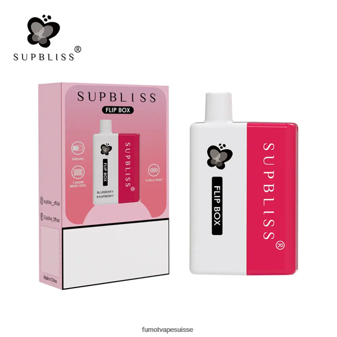 Fumot Supbliss Flip kit vape remplaçable box 6000 - 10ml (1 pièce) 24LD337 kiwi fruit de la passion - Fumot Puff Avis