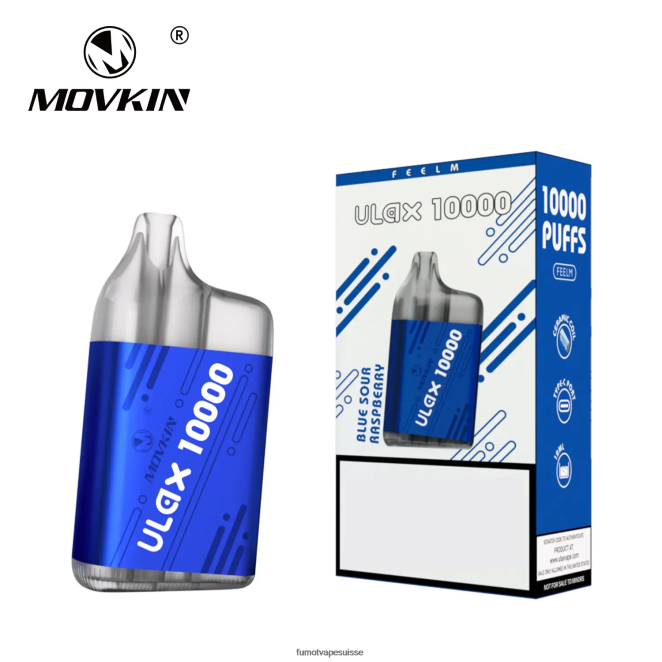 Fumot Movkin Ulax 10000 vape pod jetable - 12ml (1 pièce) 24LD311 Baies mélangées - Fumot Suisse