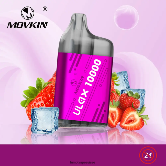 Fumot Movkin Ulax 10000 vape pod jetable - 12ml (1 pièce) 24LD311 Baies mélangées - Fumot Suisse