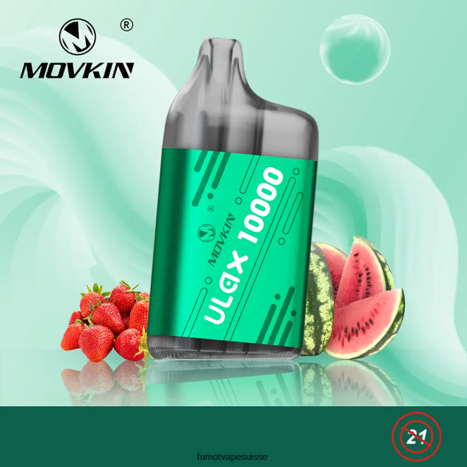 Fumot Movkin Ulax 10000 vape pod jetable - 12ml (1 pièce) 24LD311 Baies mélangées - Fumot Suisse