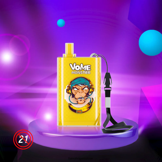 Fumot Vome Monster 10000 appareils à dosettes jetables - 20 ml (1 pièce) 24LD434 limonade rose - Fumot Vape Nicotine