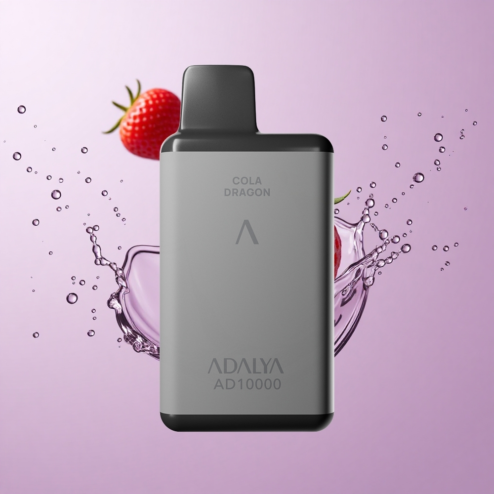 Fraise Éclaboussure Adalya AD 10000 Puffs Rechargeable USB-C vente en gros Suisse