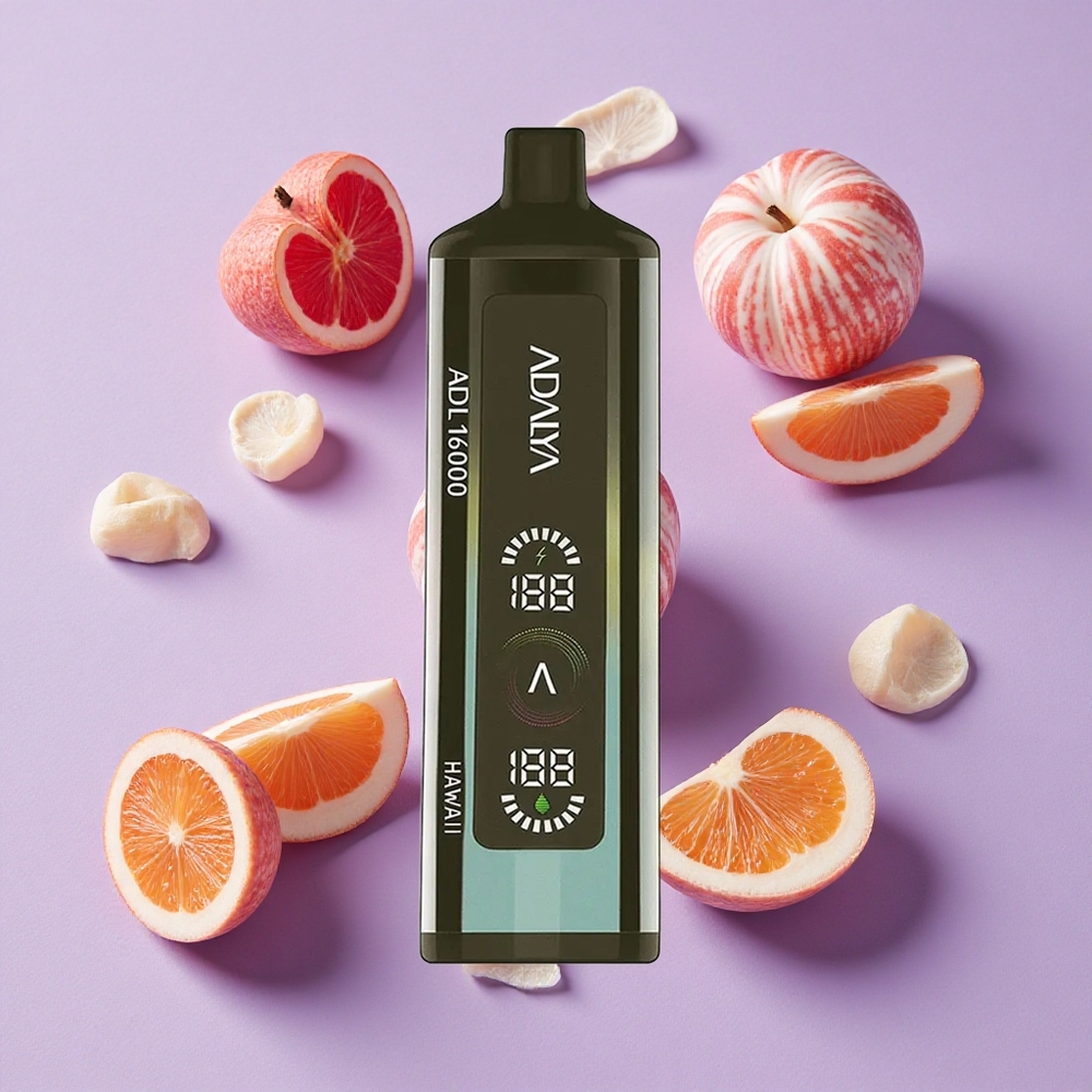 Adalya ADL 16000 PRO Puffs Disposable Vape Hawaii Écran Numérique Bobine Intelligente vente en gros Suisse