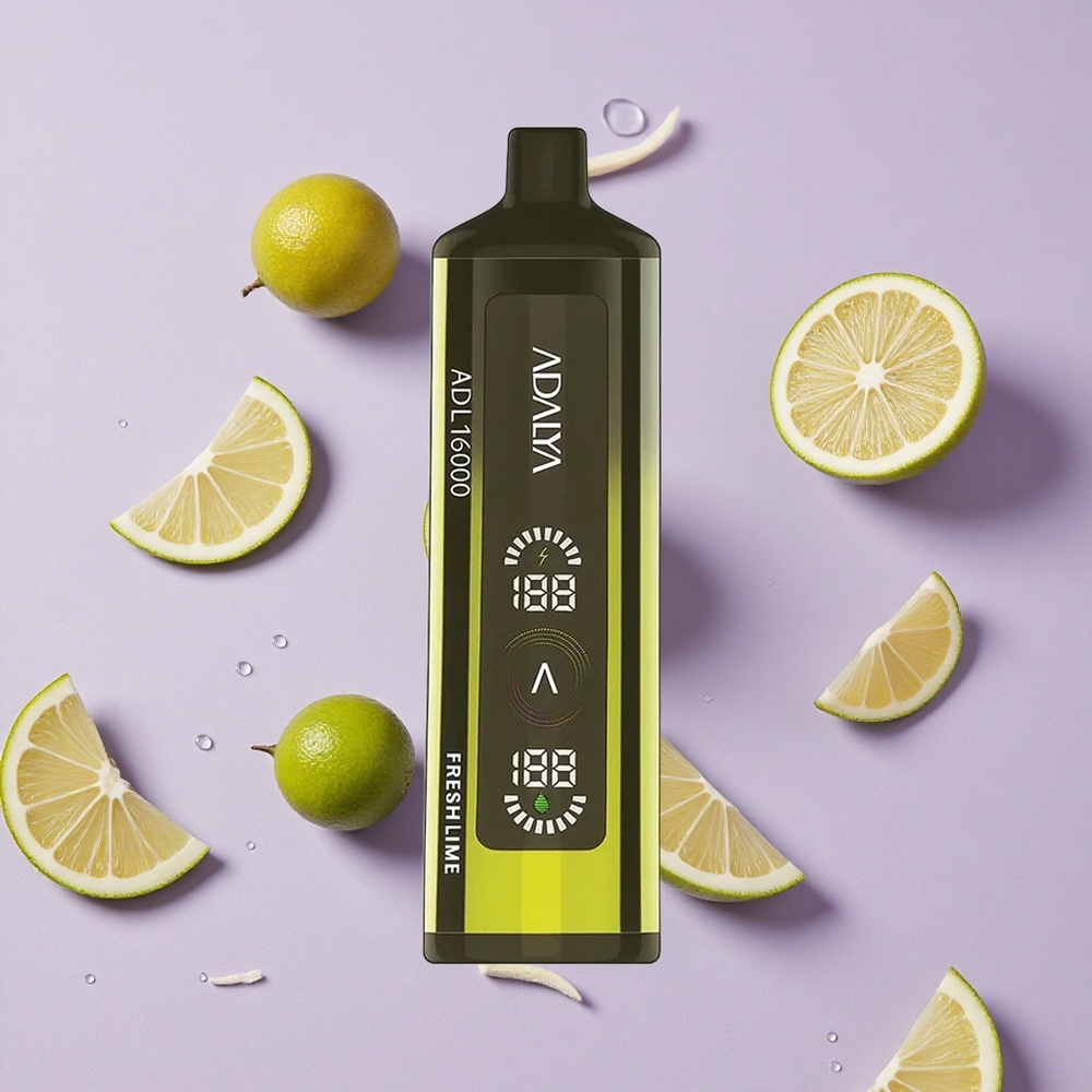 Citron Vert Frais Adalya ADL PRO 16000 Puffs Écran Numérique Bobinage Mesh Intelligent vente en gros Suisse