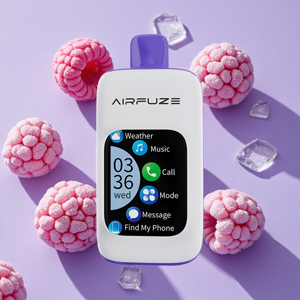 Bleu Framboise Glace AirFuze Smart 30000 Puffs 5% 900mAh vente en gros Suisse