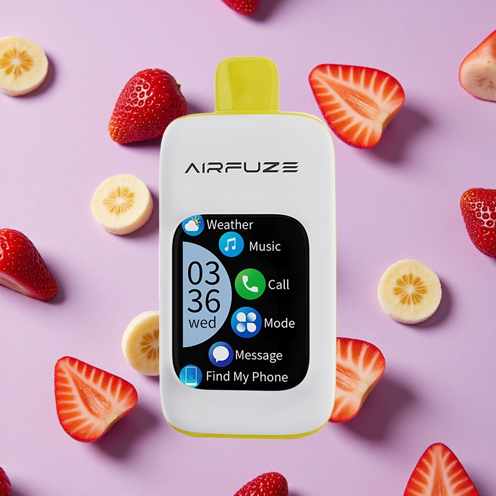 Fraise Banane AirFuze Smart 30000 Puffs 5% Nicotine vente en gros Suisse
