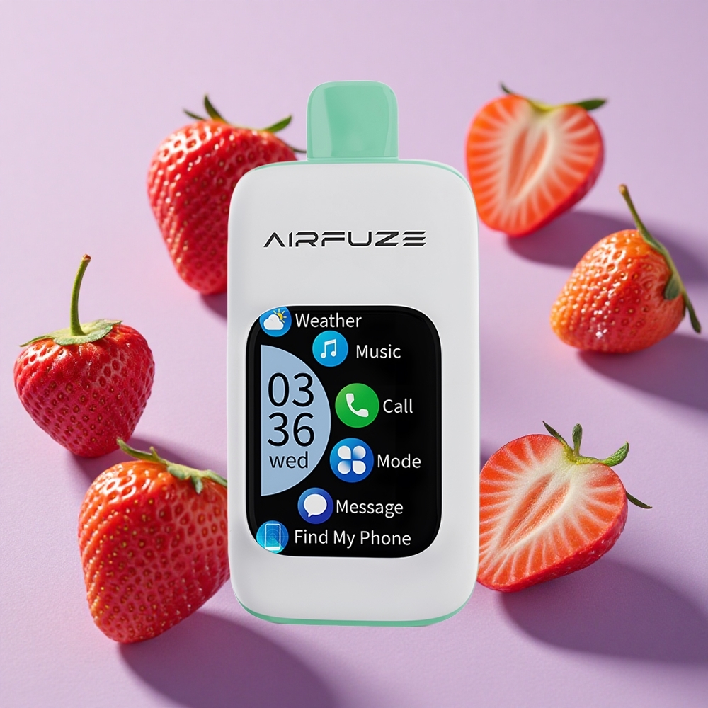 Fraise Été AirFuze Smart 30000 Puffs Écran Tactile vente en gros Suisse