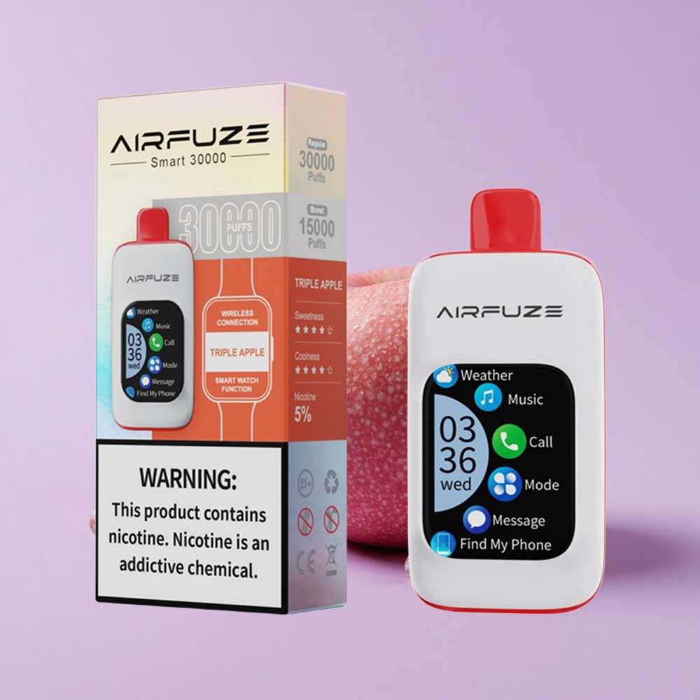 Triple Pomme AirFuze Smart 30000 Puffs 5% 900mAh vente en gros Suisse