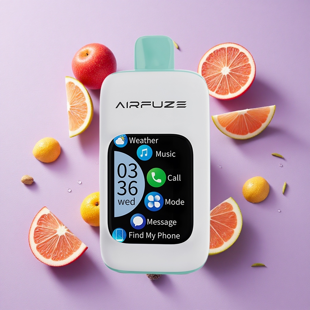 Éclat de Fruit Arc-en-Ciel AirFuze Smart 30000 Puffs 900mAh Type-C vente en gros Suisse