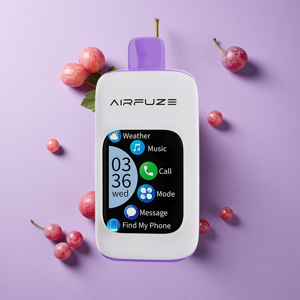 Raisin Éclatant AirFuze Smart Pro 40000 Puffs 20ML 2%/5% de nicotine vente en gros Suisse