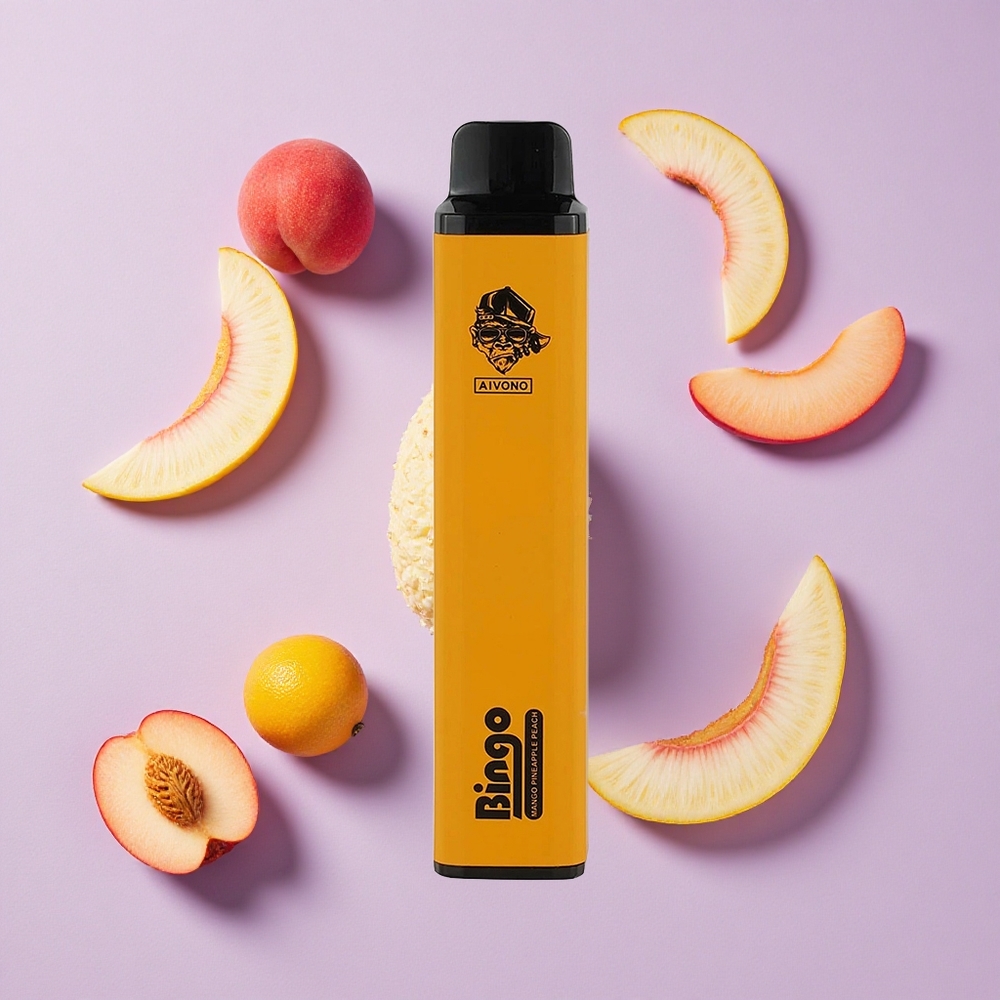 Ananas Pêche Aivono Aim Bingo 4000 Puffs 10mL 1000mAh vente en gros Suisse