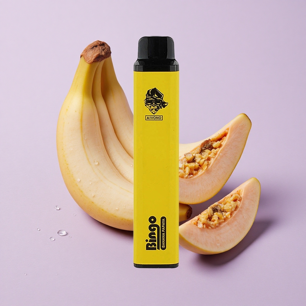 Banane Papaye Aivono Aim Bingo 4000 Puffs 10mL 1000mAh vente en gros Suisse