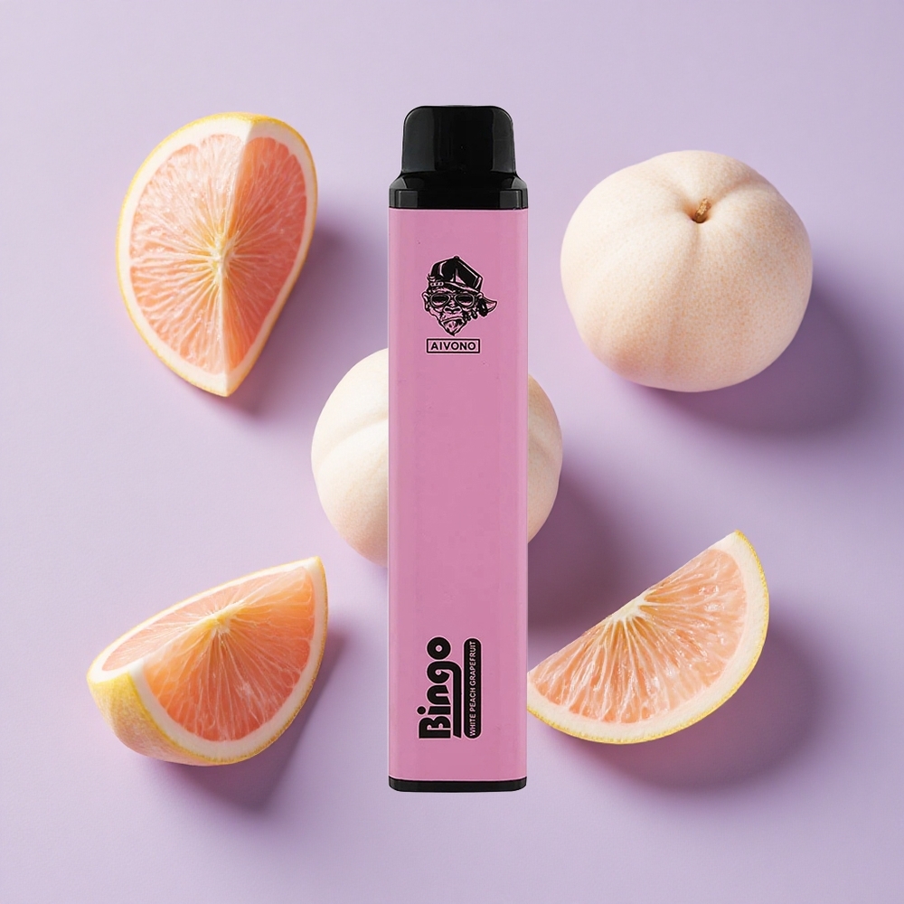 Pêche Blanche Pamplemousse Aivono Aim Bingo 4000 Puffs 10mL 1000mAh vente en gros Suisse