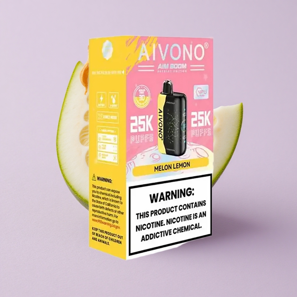 Melon Citron Aivono Aim Boom 25000 Puffs 28ml 650mAh vente en gros Suisse