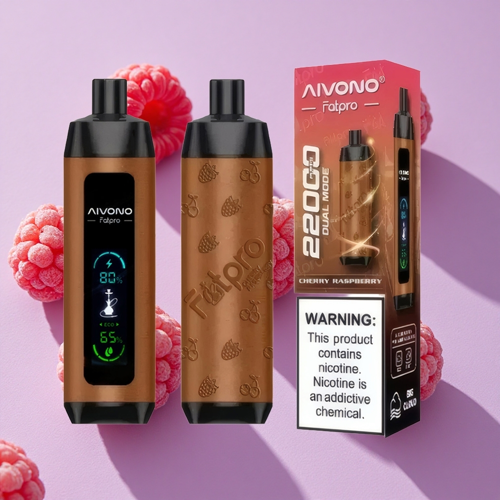 Cerise Framboise Aivono Aim Fatpro 22000 Puffs 28ml 600mah vente en gros Suisse
