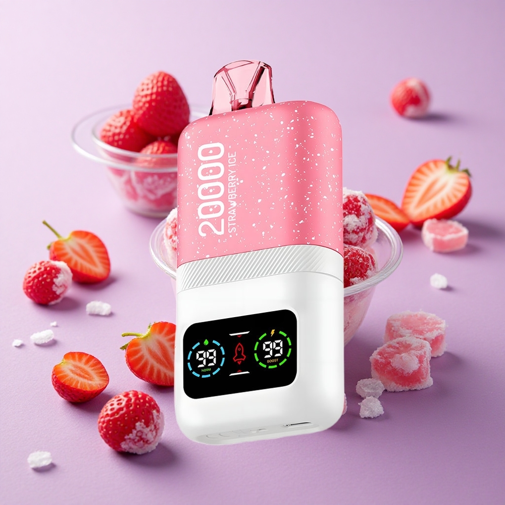 Fraise Glacée Aivono Aim Magic 20000 Puffs 26ml Double Mesh vente en gros Suisse