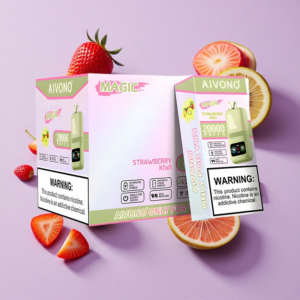Fraise Kiwi Aivono Aim Magic 20000 Puffs 26ml Double Mesh vente en gros Suisse