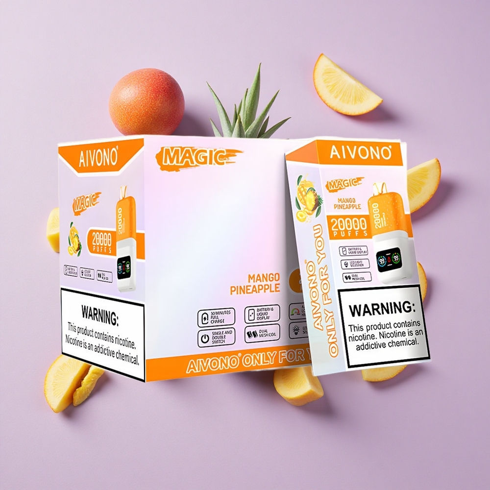 Mangue Ananas Aivono Aim Magic 20000 Puffs 26ml 0% 2% 3% 5% Nicotine vente en gros Suisse