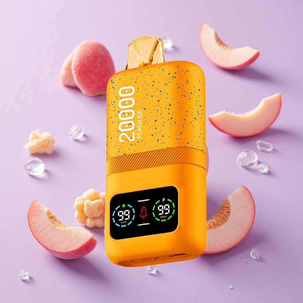 Pêche Glacée Aivono Aim Magic 20000 Puffs 26ml Rechargeable vente en gros Suisse