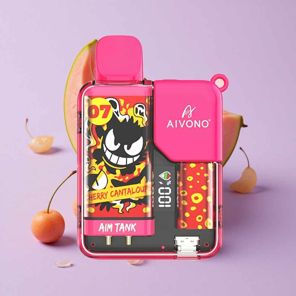 Cerise Cantaloup Aivono Aim Tank 9500 Puffs 18ml 650mAh vente en gros Suisse
