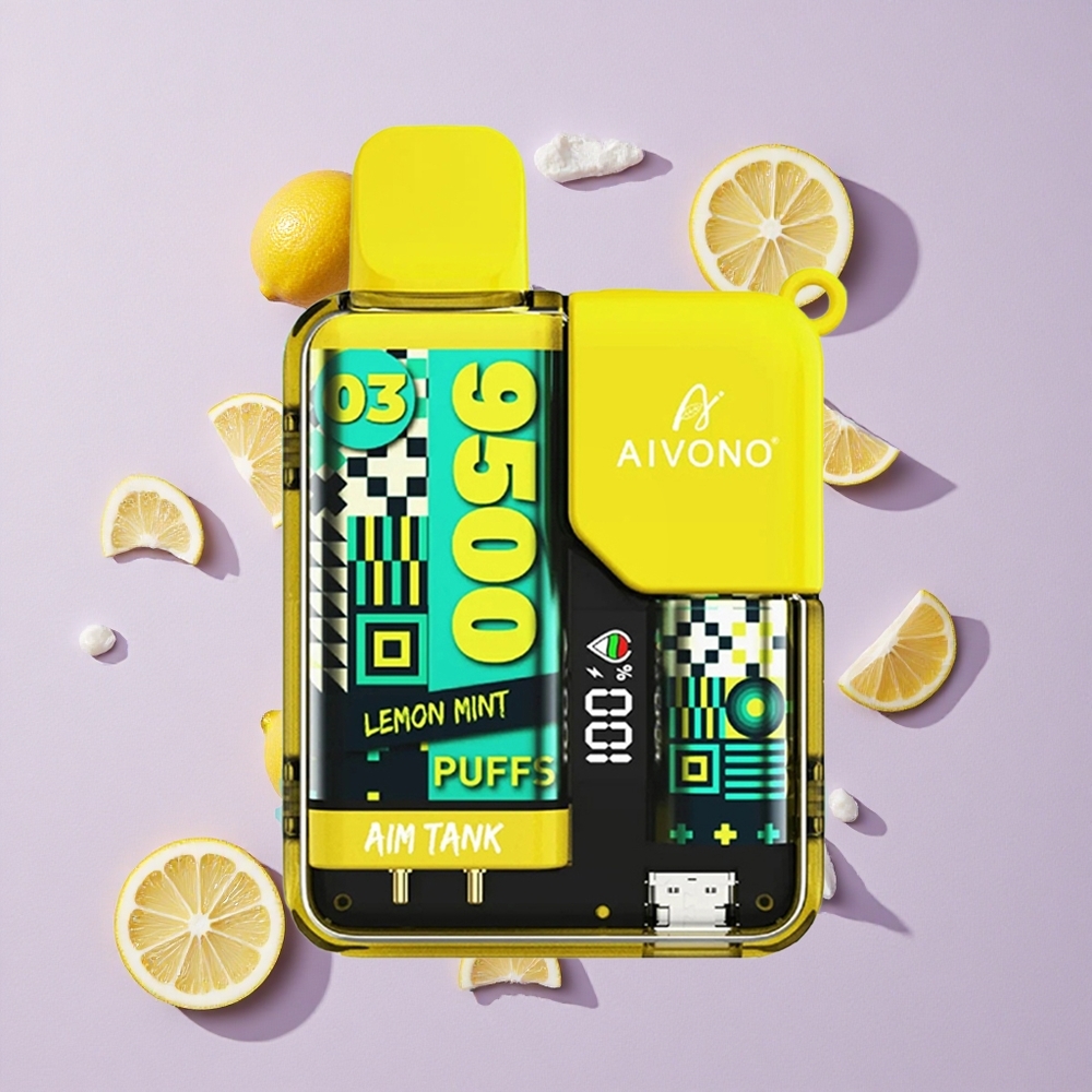 Citron Menthe Aivono Aim Tank 9500 Puffs 18ml 650mAh vente en gros Suisse
