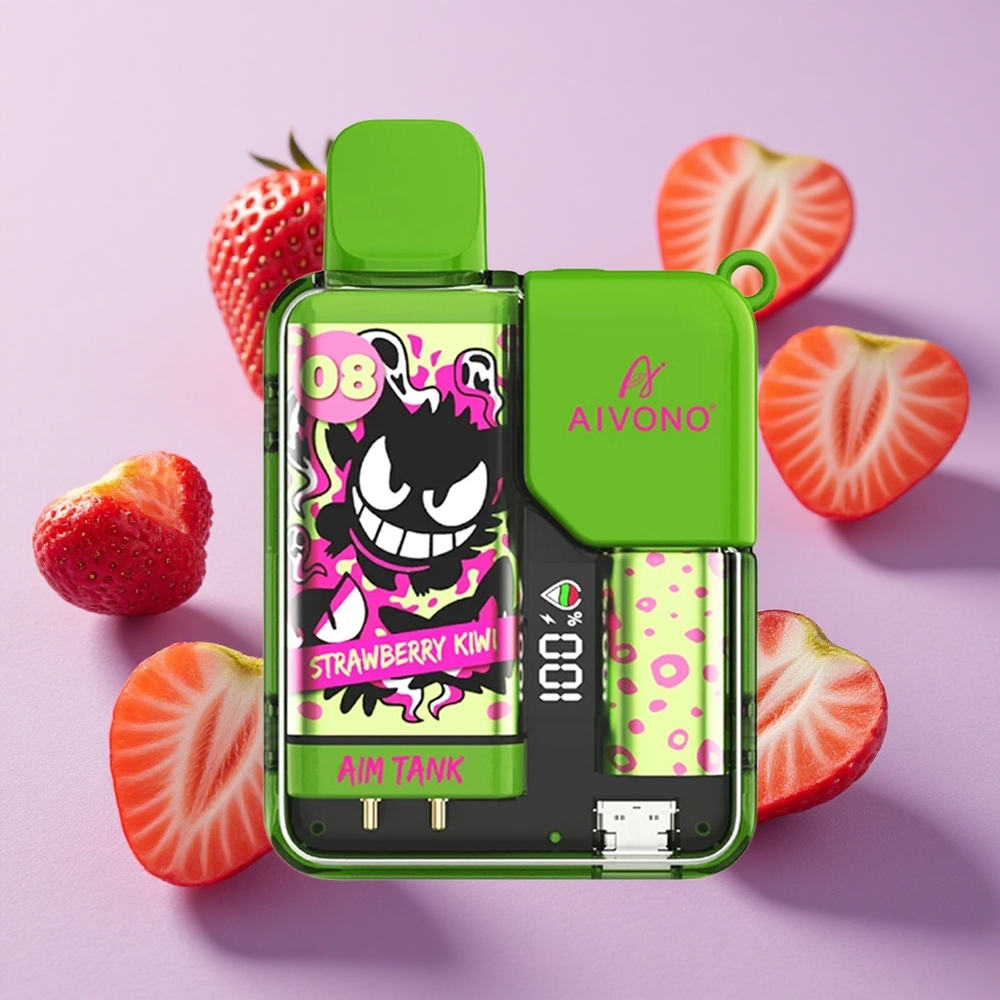 Fraise Kiwi Aivono Aim Tank 9500 Puffs 18ml 650mAh vente en gros Suisse