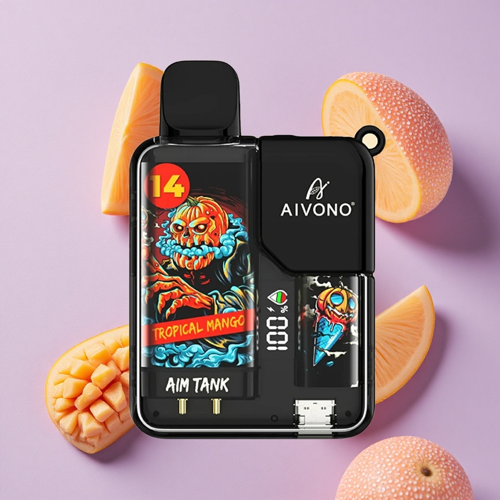 Mangue Tropicale Aivono Aim Tank 9500 Puffs 18ml 650mAh vente en gros Suisse
