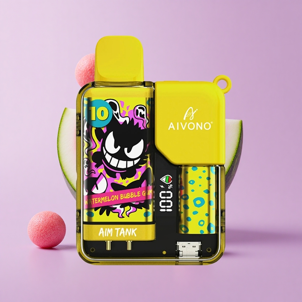 Pastèque Gomme Bulle Aivono Aim Tank 9500 Puffs 18ml 650mAh vente en gros Suisse
