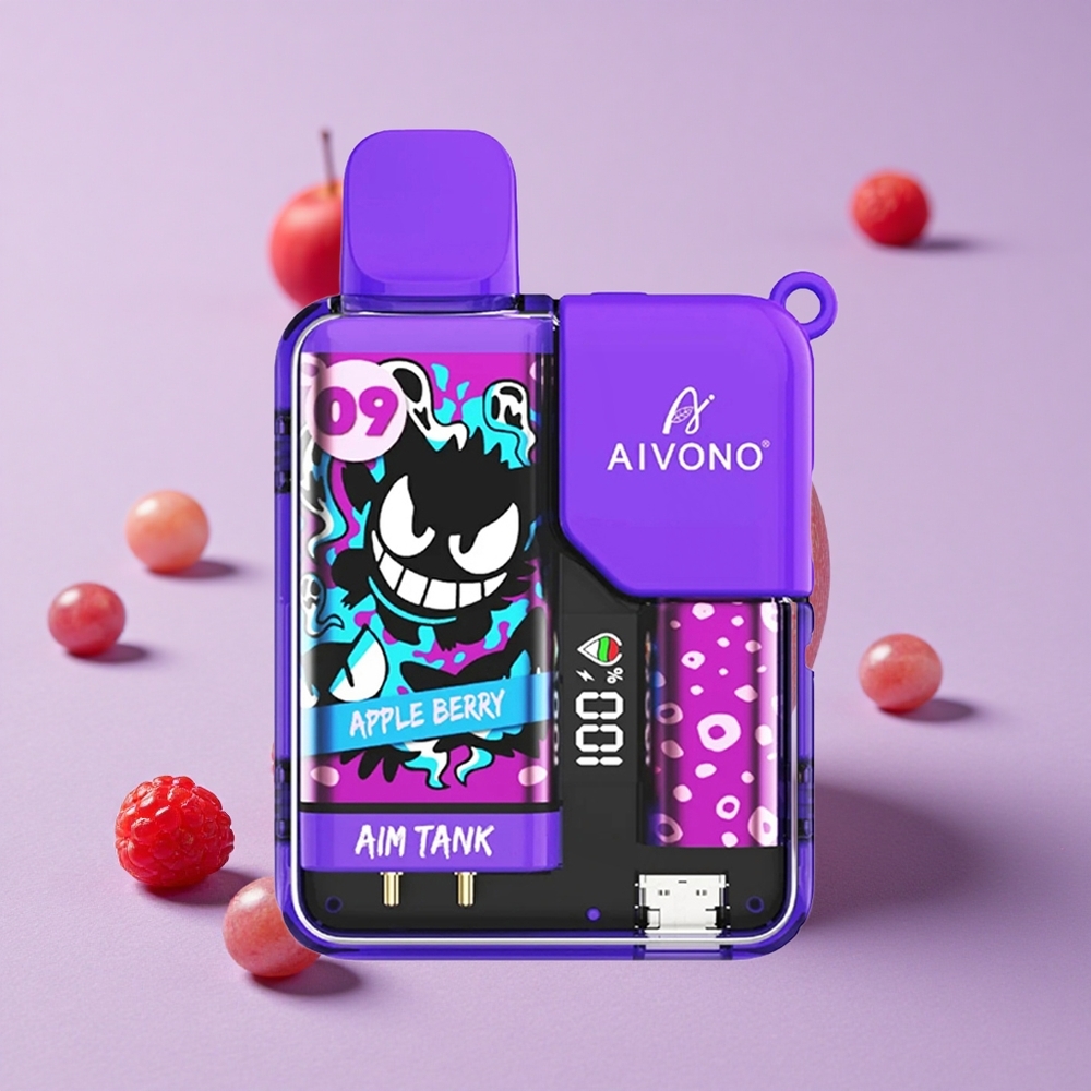 Pomme Baies Aivono Aim Tank 9500 Puffs 18ml 650mAh vente en gros Suisse