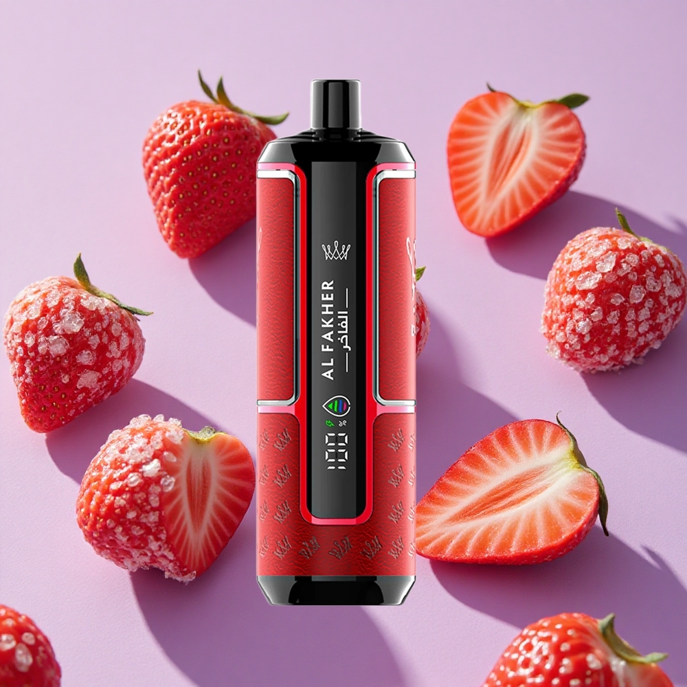 Fraise Punch Al Fakher Crown Bar 15K Hypermax 15000 Puffs DTL vente en gros Suisse