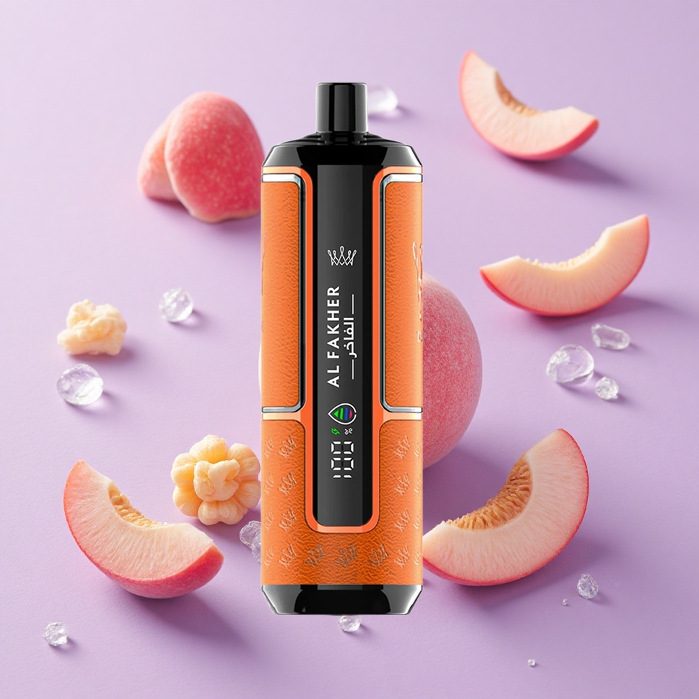 Pêche Glacée Al Fakher Crown Bar 15K 22ml vente en gros Suisse