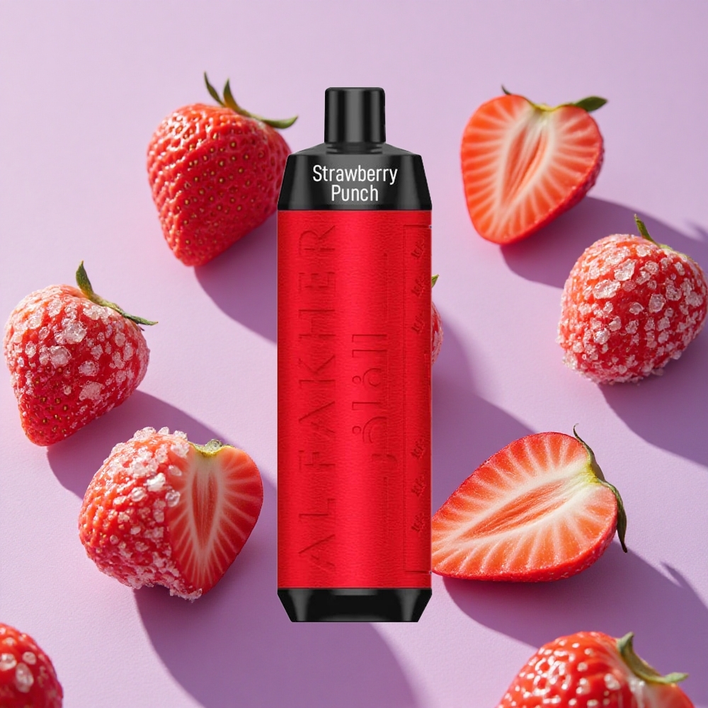 Fraise Punch Al Fakher Crown Bar 8000 18ml 5mg vente en gros Suisse