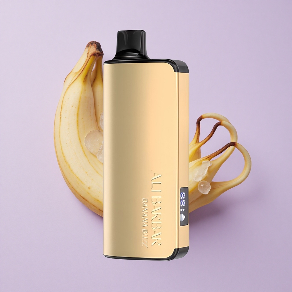 Banane Buzz Alibarbar Ingot 9000 Puffs 22ml 2350mAh vente en gros Suisse