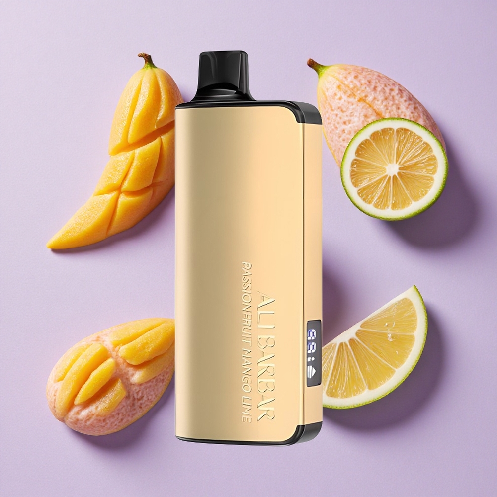 Passionfruit Mangue Citron Alibarbar Ingot 9000 Puffs 22ml LED vente en gros Suisse