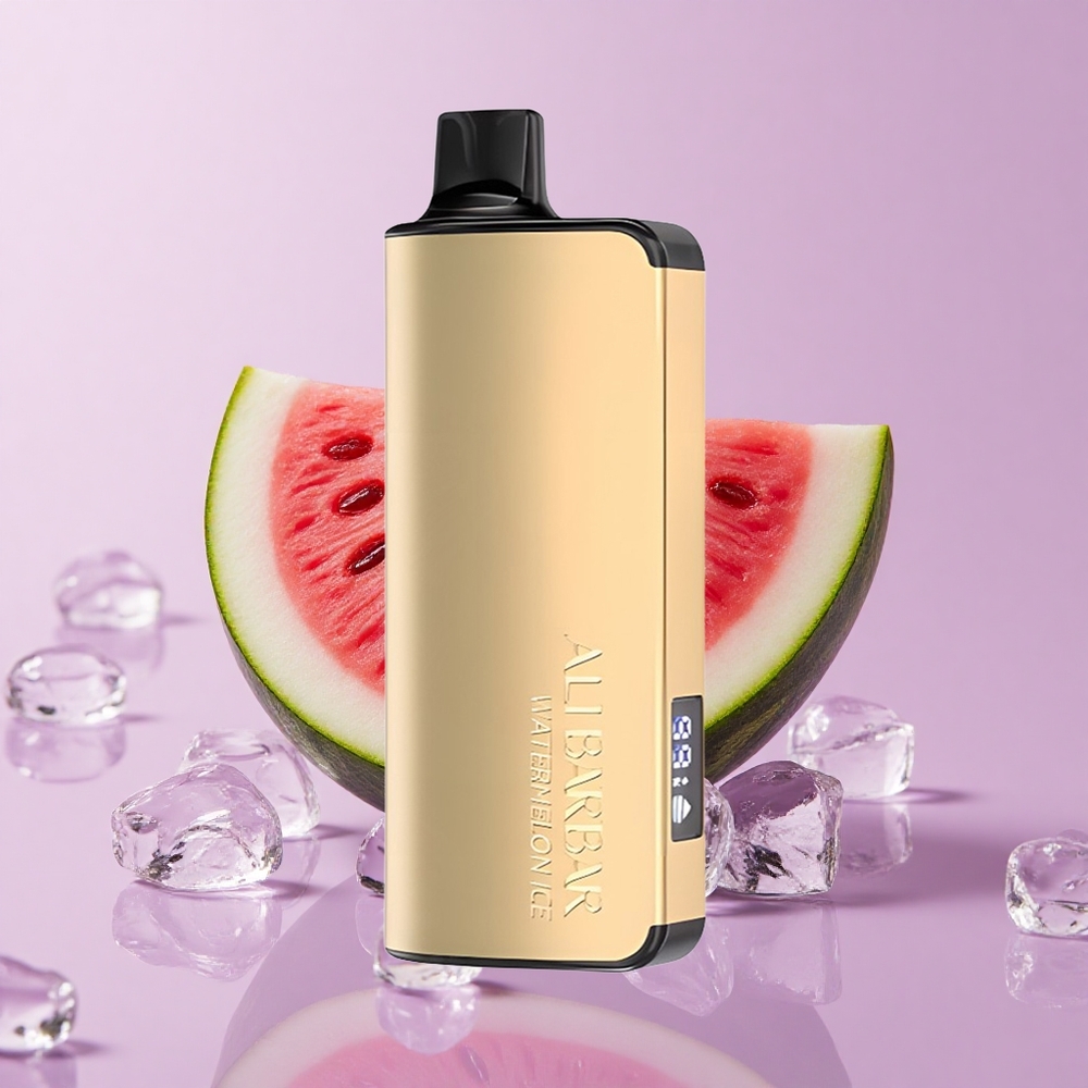 Pastèque Glacée Alibarbar Ingot 9000 Puffs 22ml 2350mAh vente en gros Suisse