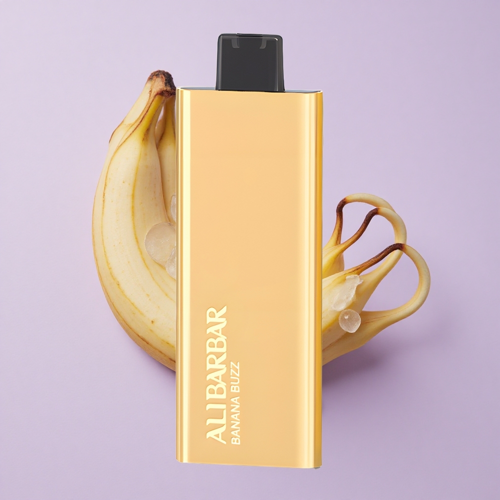 Banane Buzz Alibarbar Pandora 7000 Puffs 17ml vente en gros Suisse