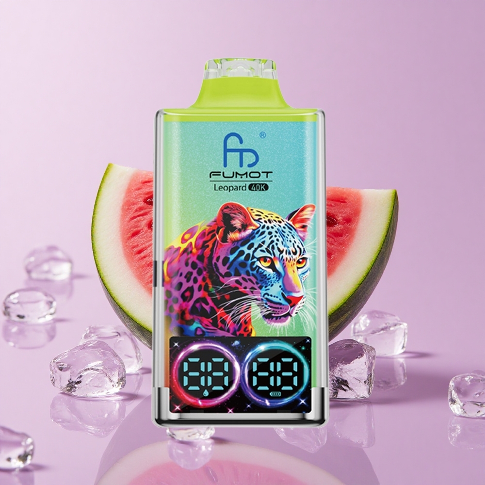 Pastèque Glacée Fumot Leopard 40K Puffs 700mAh Dual Mesh vente en gros Suisse