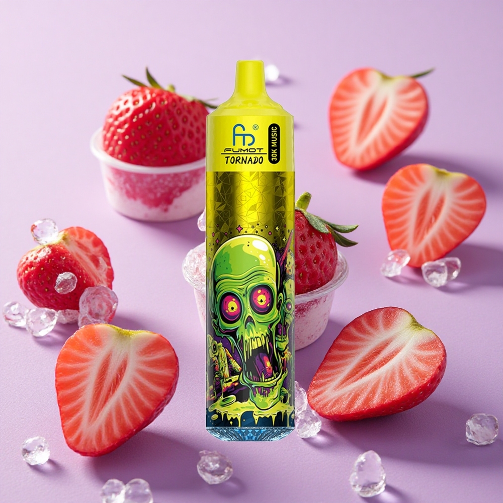 Fraise Glacée Fumot RandM Tornado 30000 Puffs 30mL 2%/5% de nicotine vente en gros Suisse