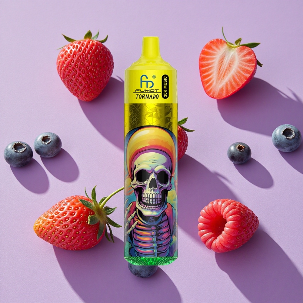Fraise Myrtille Framboise Fumot RandM Tornado 30000 Puffs 30mL 2%/5% de nicotine vente en gros Suisse