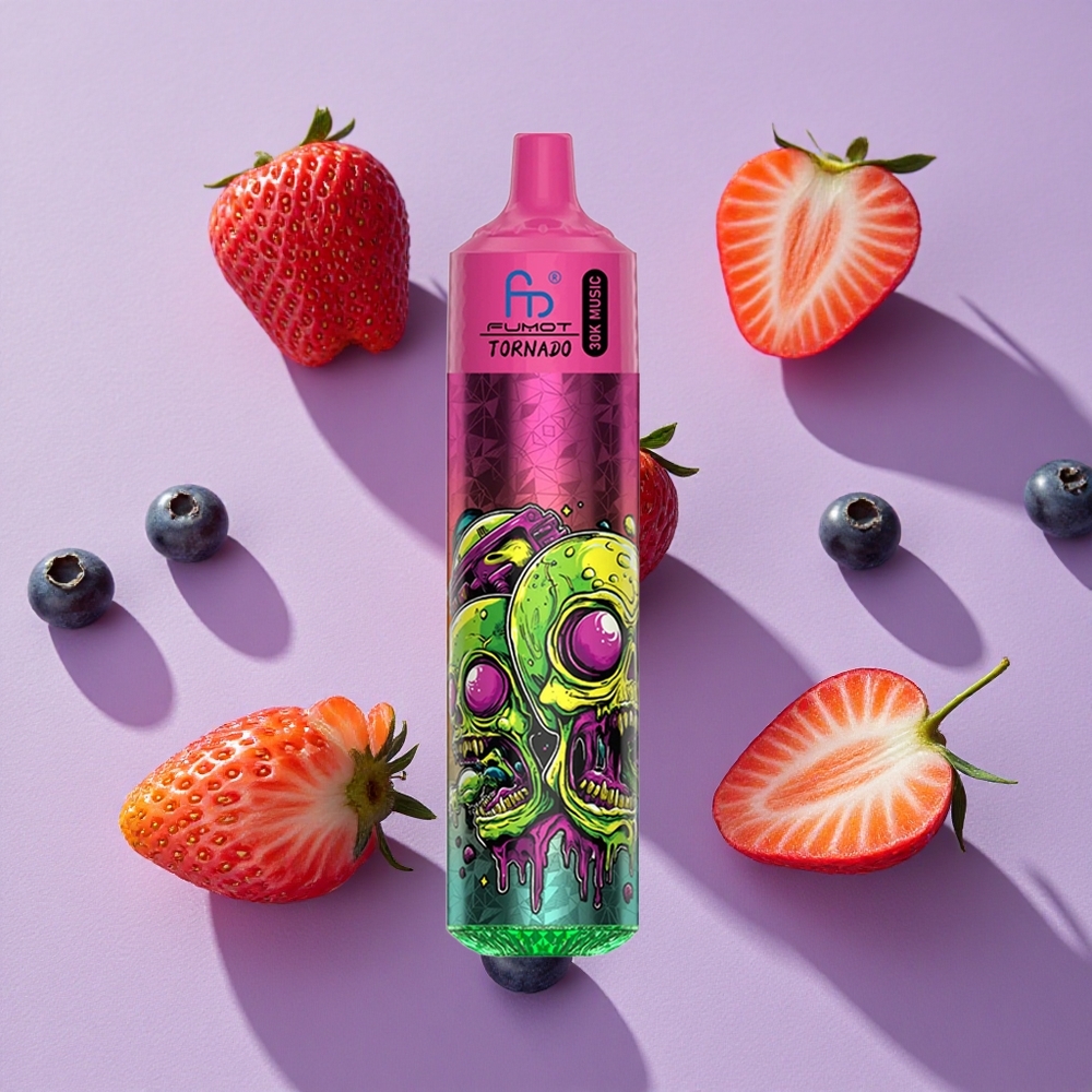 Fraise Myrtille Fumot RandM Tornado 30000 Puffs 30mL 2%/5% de nicotine vente en gros Suisse