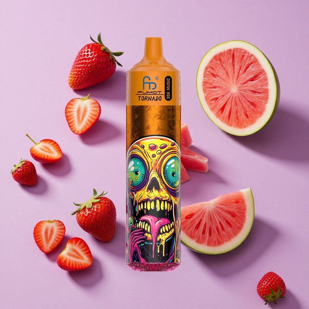 Fraise Pastèque Fumot RandM Tornado 30000 Puffs 30mL 2%/5% de nicotine vente en gros Suisse