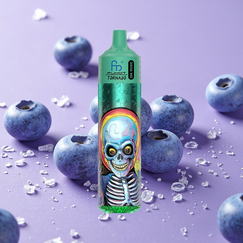 Myrtille Glacée Fumot RandM Tornado 30000 Puffs 30mL 2%/5% de nicotine vente en gros Suisse