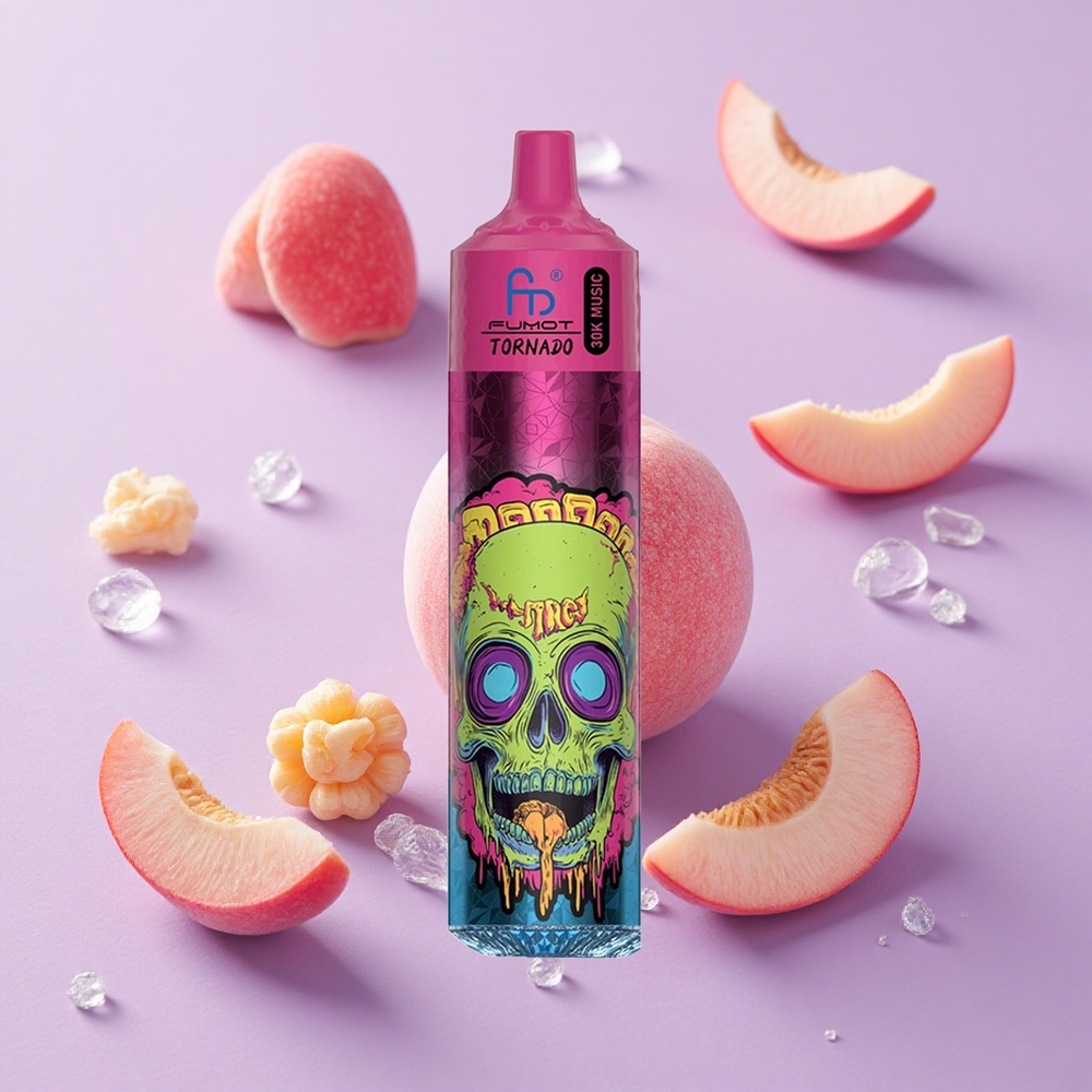 Pêche Glacée Fumot Randm Tornado 30000 Puffs 30mL 2%/5% de nicotine vente en gros Suisse
