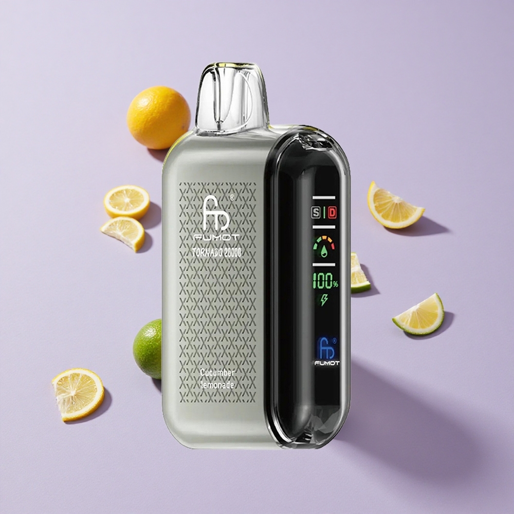 Concombre Citronnade Fumot Tornado 20000 Puffs 20ml Dual Mesh vente en gros Suisse