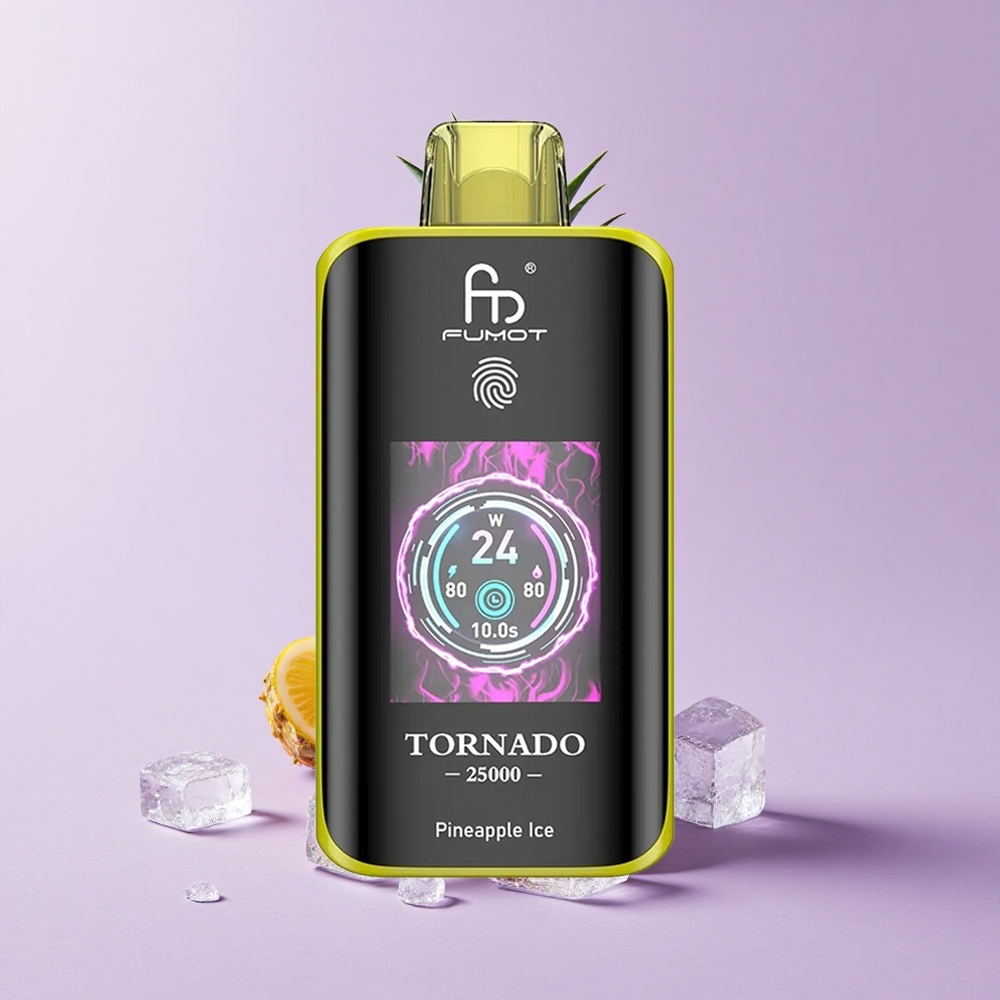 Ananas Glace Fumot Tornado 25000 Puffs 20ml 0% 2% 3% 5% Nicotine vente en gros Suisse